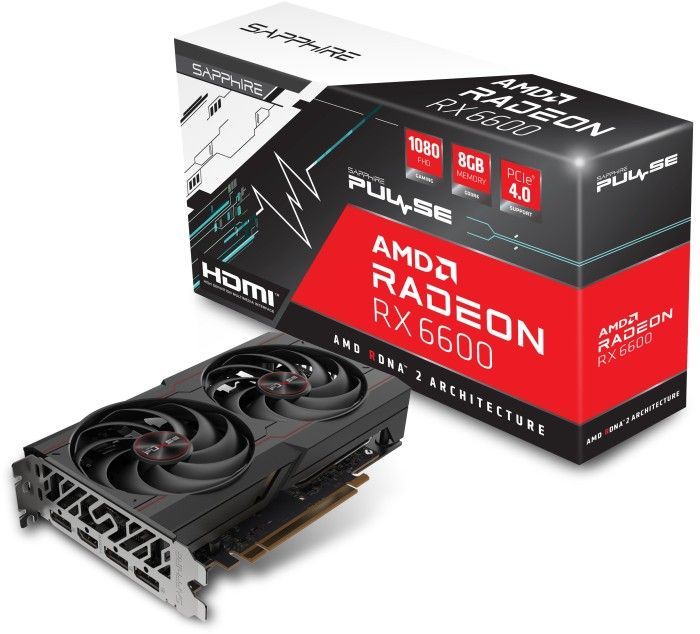 Sapphire Radeon RX6600 8GB DDR6 Pulse