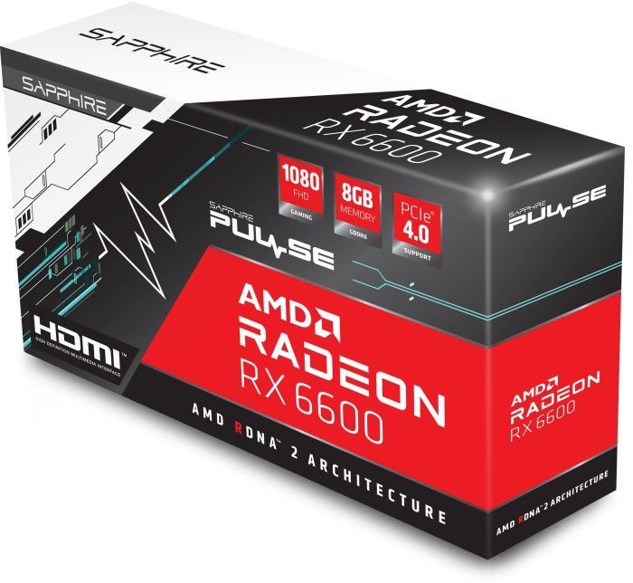 Sapphire Radeon RX6600 8GB DDR6 Pulse