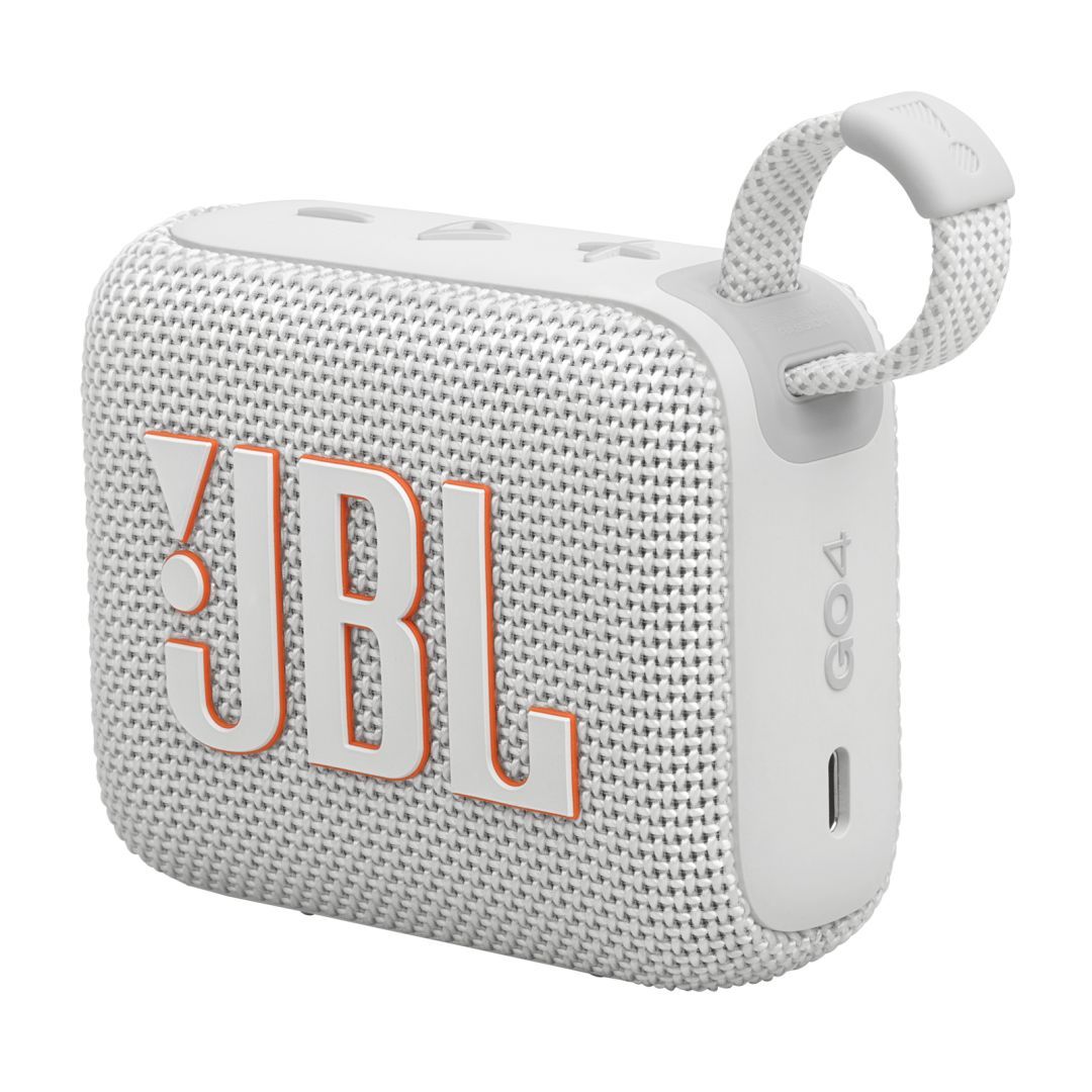 JBL Go 4 Ultra-Portable Bluetooth Speaker White