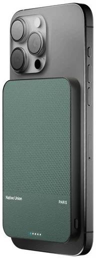 Native Union (Re)Classic Magnetic 5000mAh Power Bank Slate Green