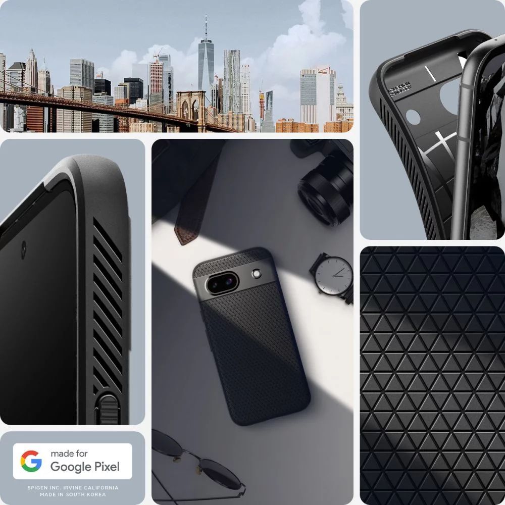 Spigen Liquid Air for Google Pixel 8a Matte Black