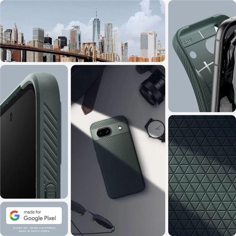 Spigen Liquid Air for Google Pixel 8a Abyss Green