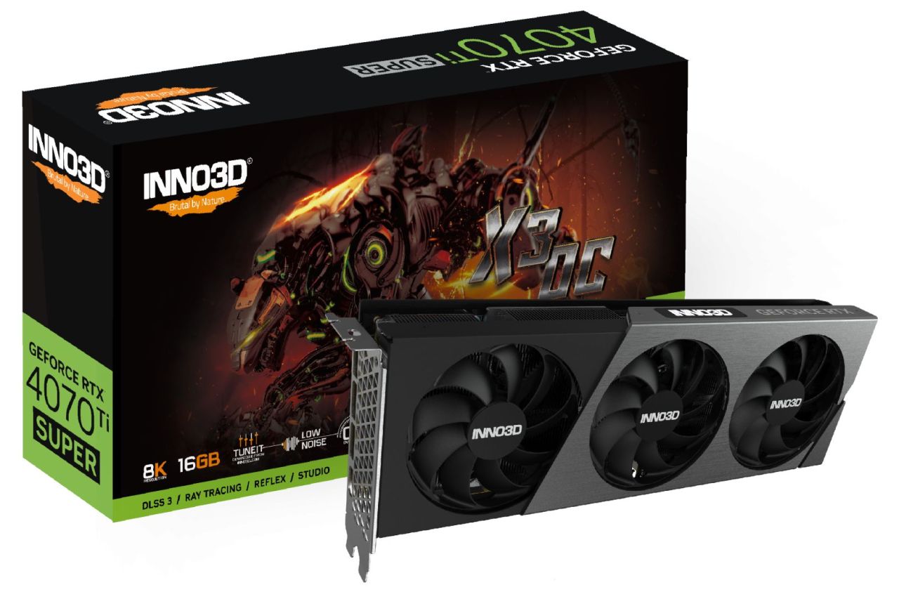 Inno3D GeForce RTX4070 Ti Super 16GB DDR6X X3 OC