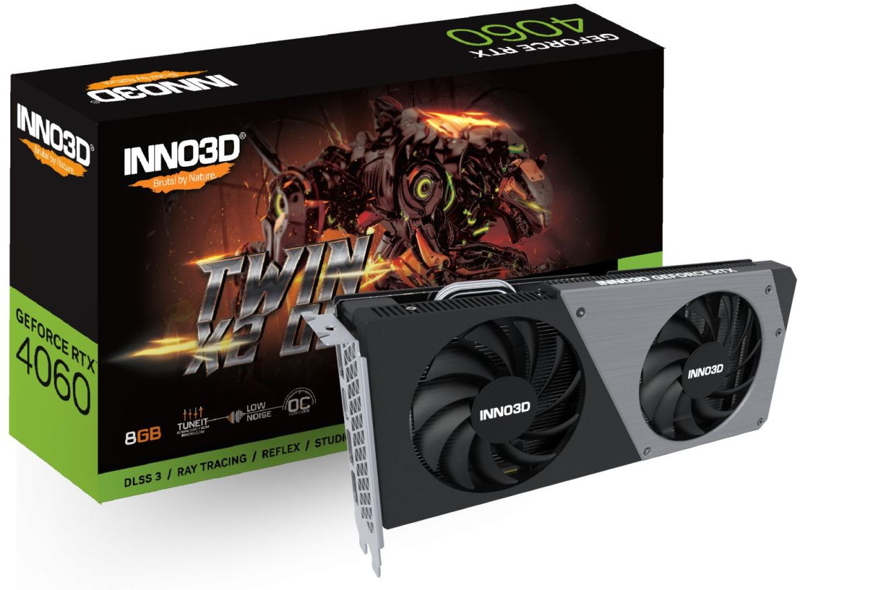 Inno3D GeForce RTX4060 8GB DDR6 Twin X2 OC