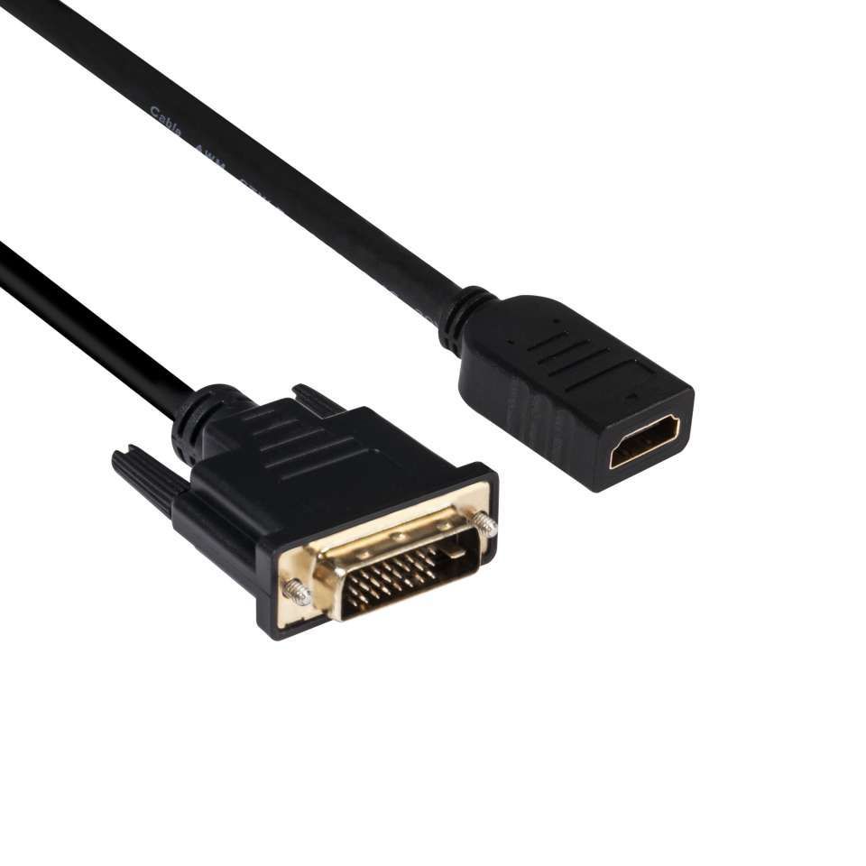 Club3D DVI-D (Dual Link) to HDMI 1.4 Cable M/F 2m Black