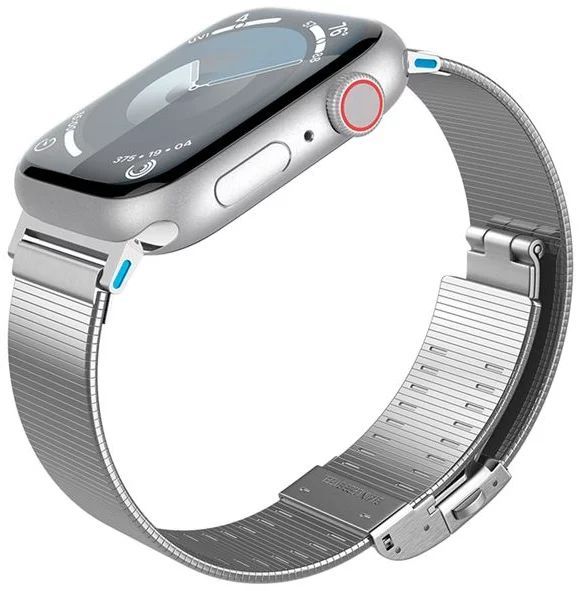 Spigen Sleek Link for Apple Watch 49mm/45mm/44mm/42mm Silver