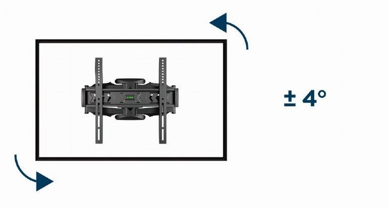 Gembird WM-58ST-01 Premium full-motion TV wall mount 32”-58” Black