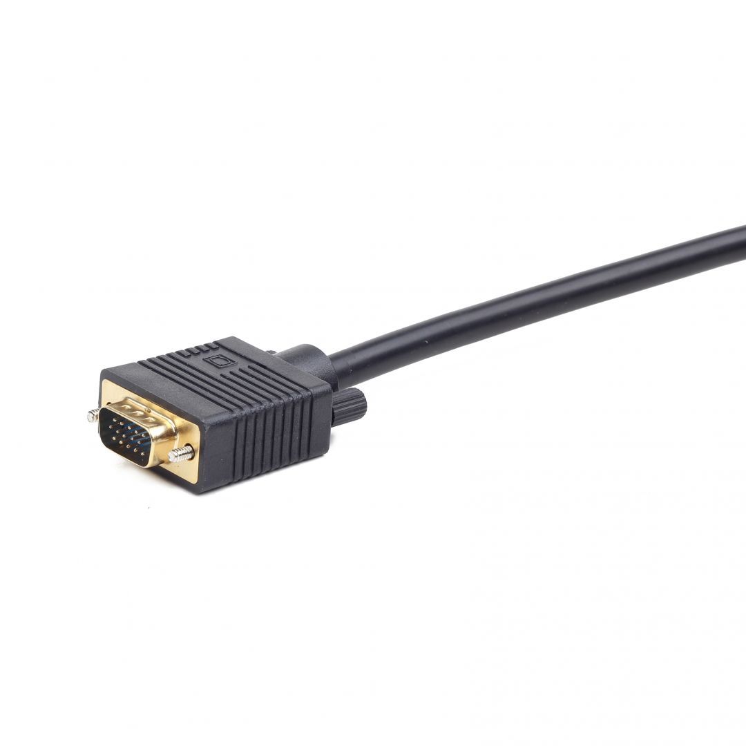 Gembird CC-VGAX2-20CM VGA splitter cable 0,2m Black