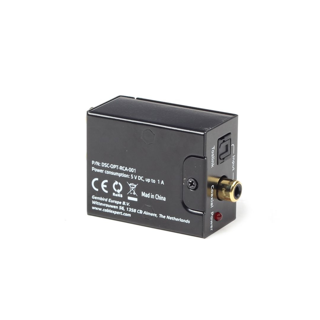 Gembird DSC-OPT-RCA-001 Digital to analog audio converter