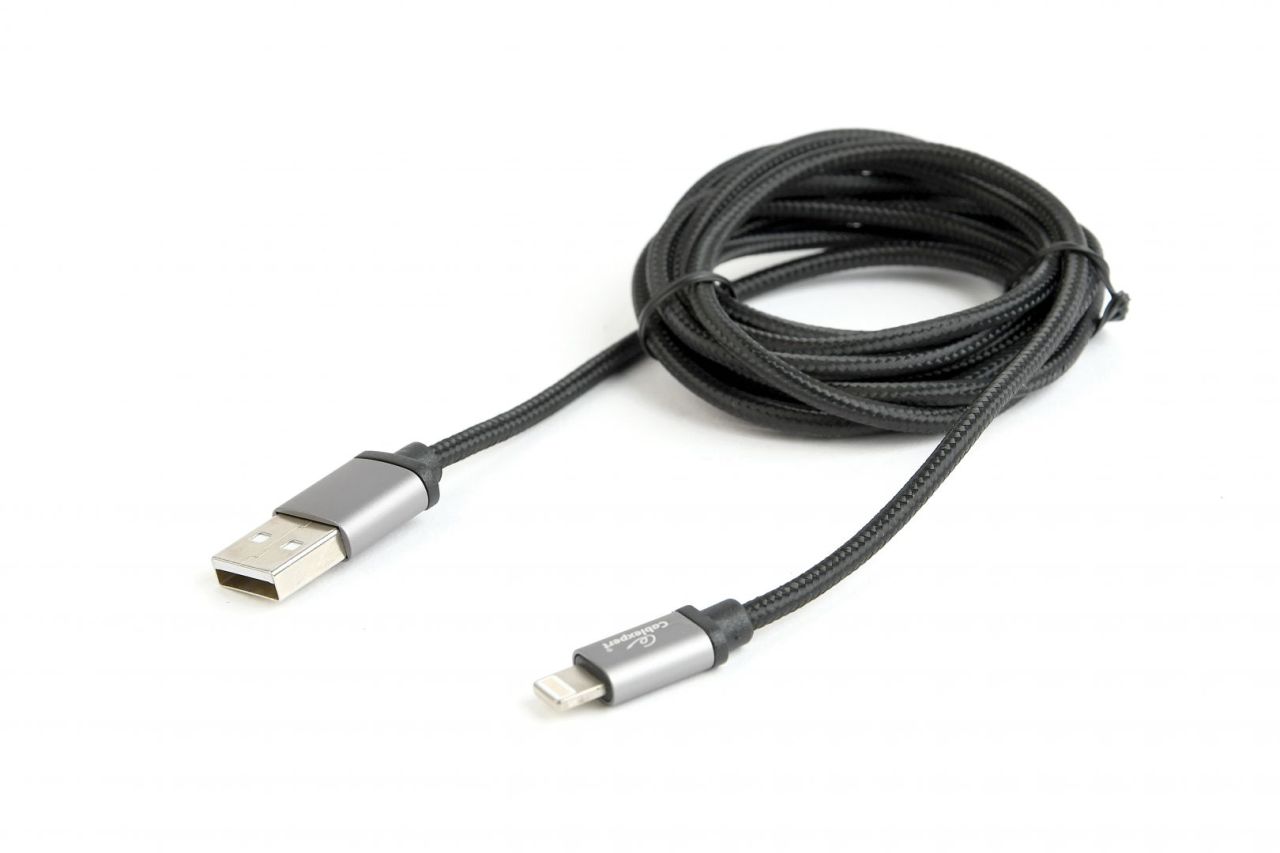 Gembird CCB-mUSB2B-AMLM-6 USB2.0 - Lightning cable 1,8m Black