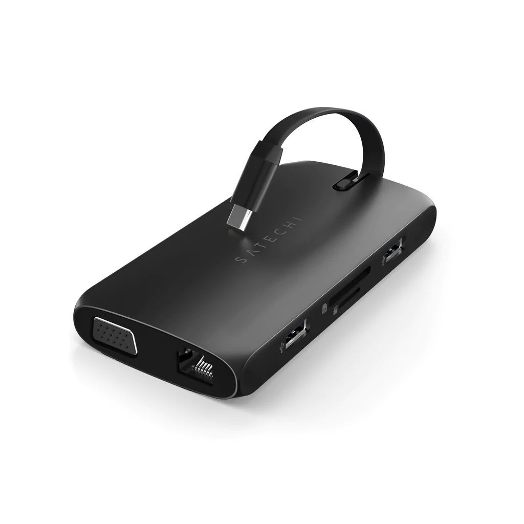 Satechi USB-C On The Go Multiport Adapter Black