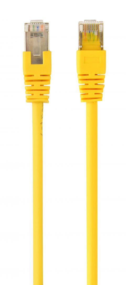 Gembird CAT5e F-UTP Patch Cable 1m Yellow