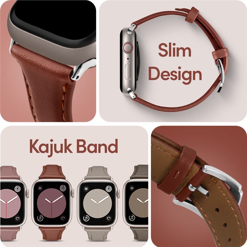 Spigen Kajuk Watch Band, chestnut - Apple Watch 41mm/40mm/38mm