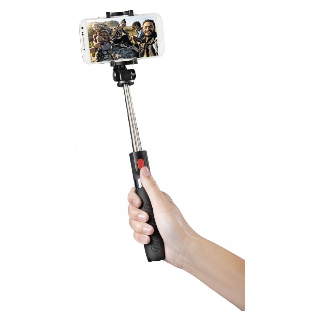 Hama Funstand 57 Selfie Stick with Bluetooth Remote Shutter Black