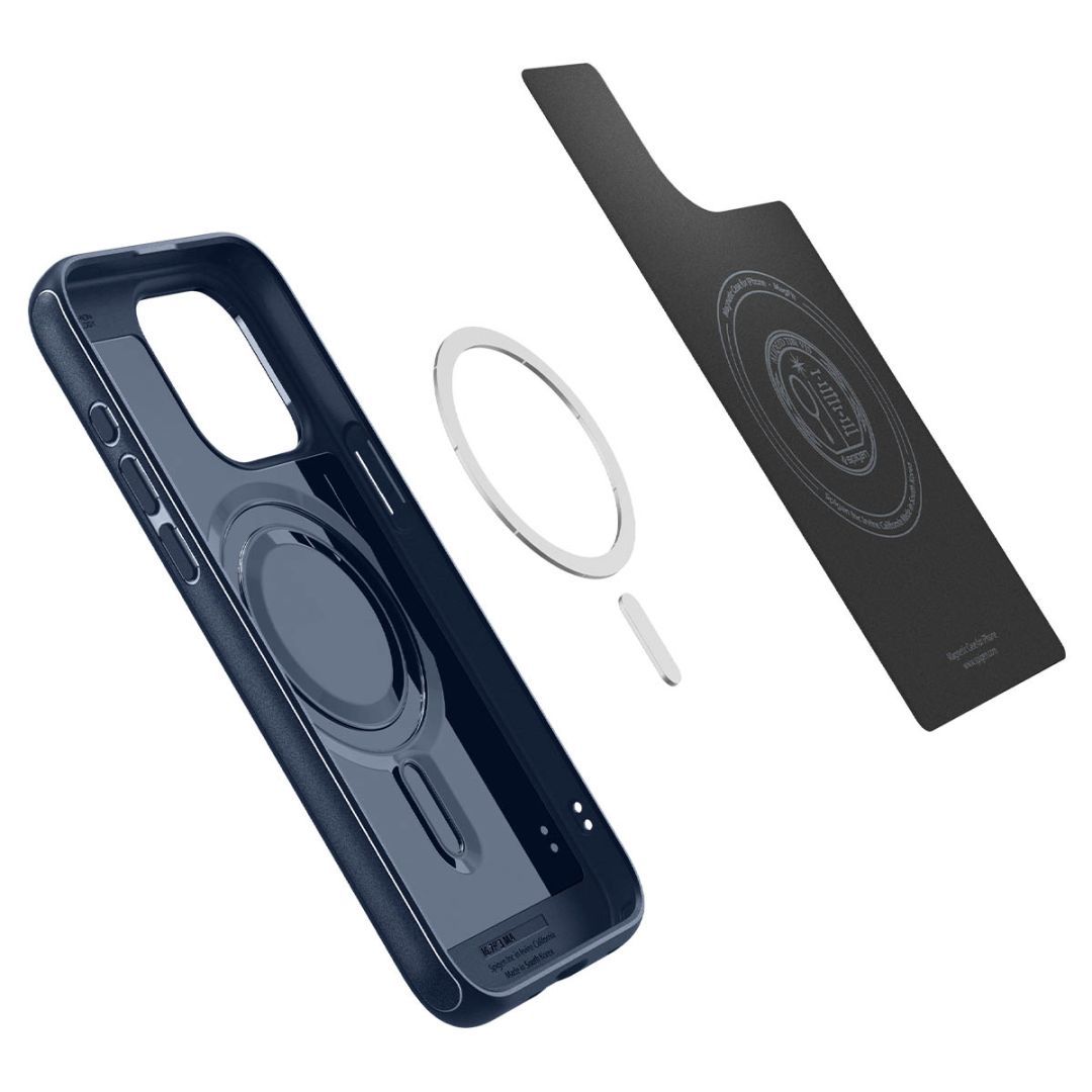 Spigen iPhone 15 Pro Max Case Mag Armor MagSafe (MagFit) Navy Blue