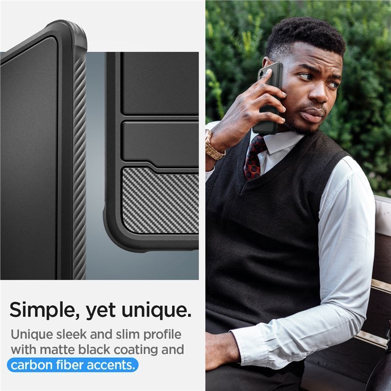 Spigen Rugged Armor for Samsung Galaxy S24 Matte Black