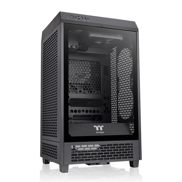 Thermaltake The Tower 200 Mini Chassis Tempered Glass Black