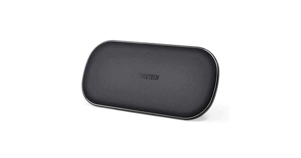 Choetech T535-S Dual Wireless Fast Charger Black