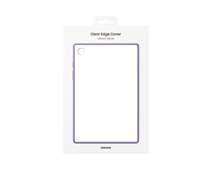 Samsung Tab A8 Clear Edge Cover Lavender