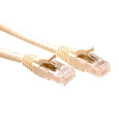 ACT CAT6 U-UTP Patch Cable 1m Ivory