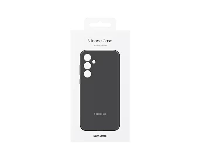 Samsung A35 Silicone Case Black