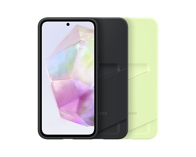 Samsung A35 Card Slot Case Lime