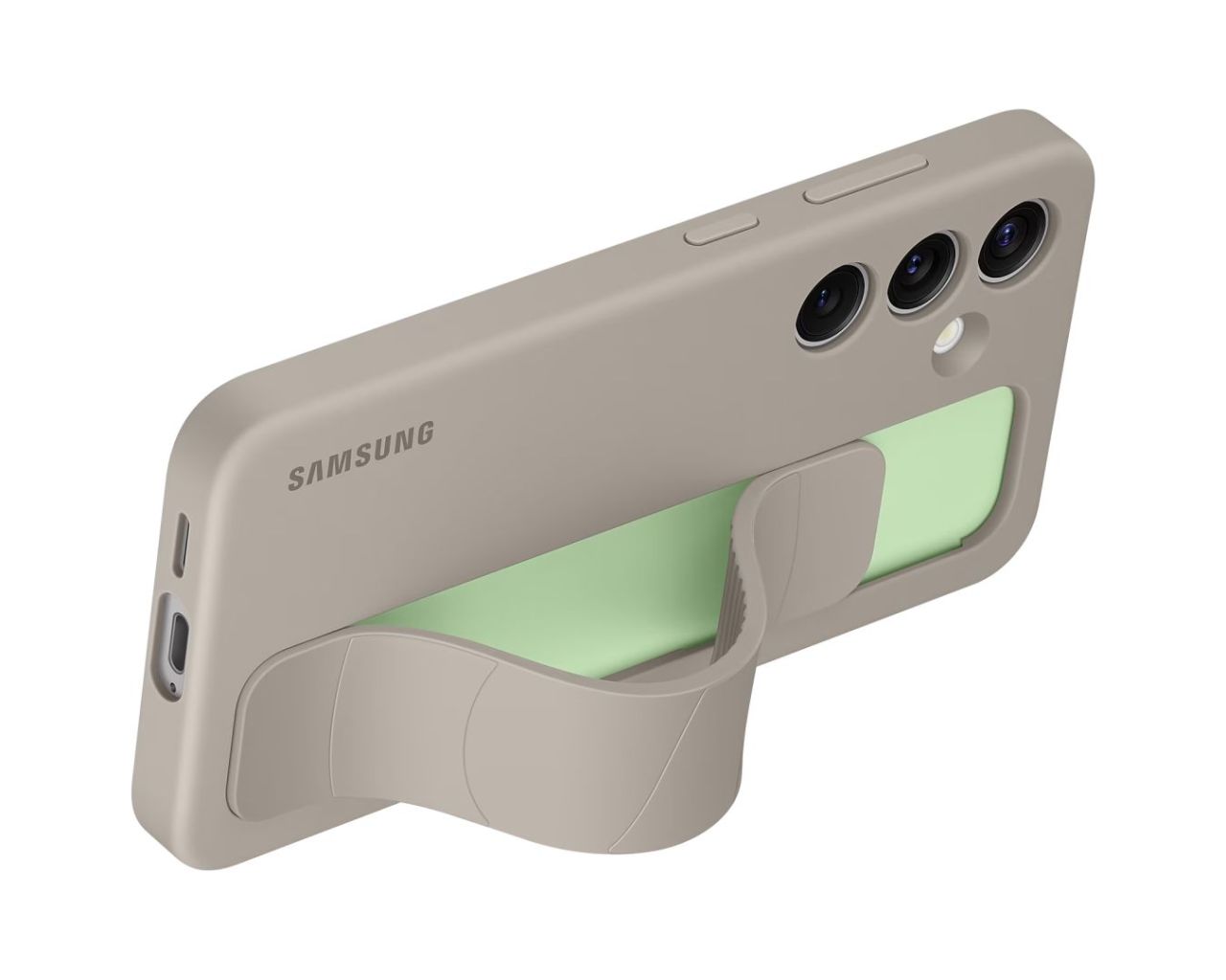 Samsung Galaxy S24 Standing Grip Case Taupe