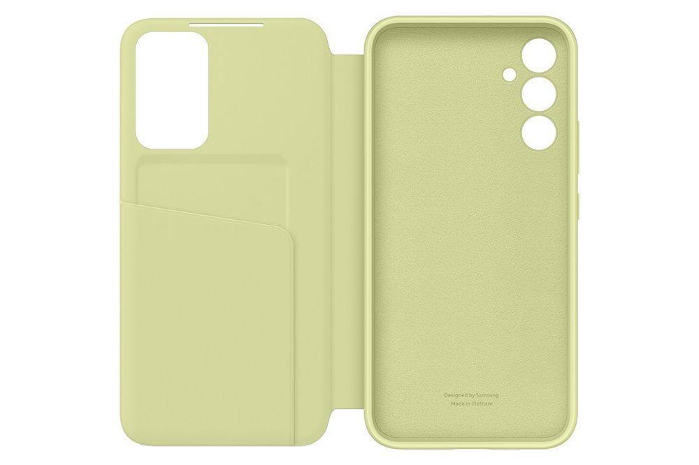 Samsung A34 Smart View Wallet Case Lime