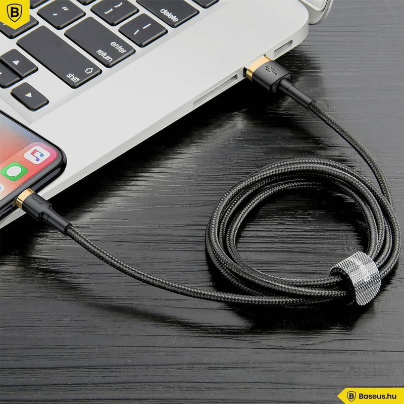 Baseus Cafule Lightning Cable 1m Black