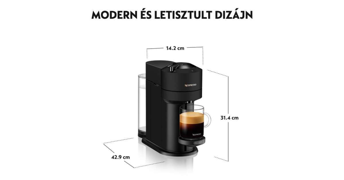 DeLonghi Nespresso Vertuo Next ENV120.BM Kapszulás Kávéfőző Black