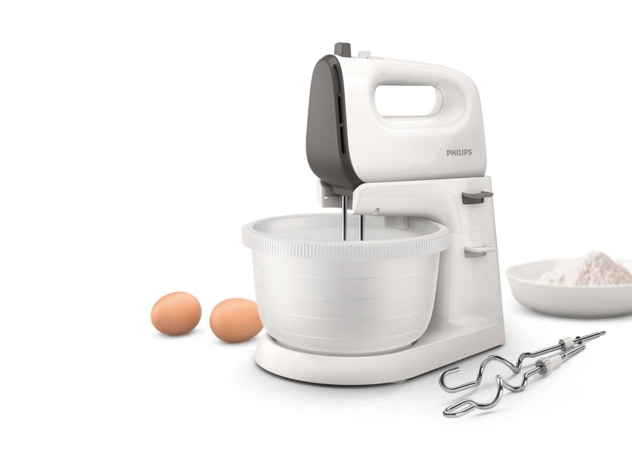 Philips Viva Collection HR3745/00 450W Kézi Mixer Tállal White