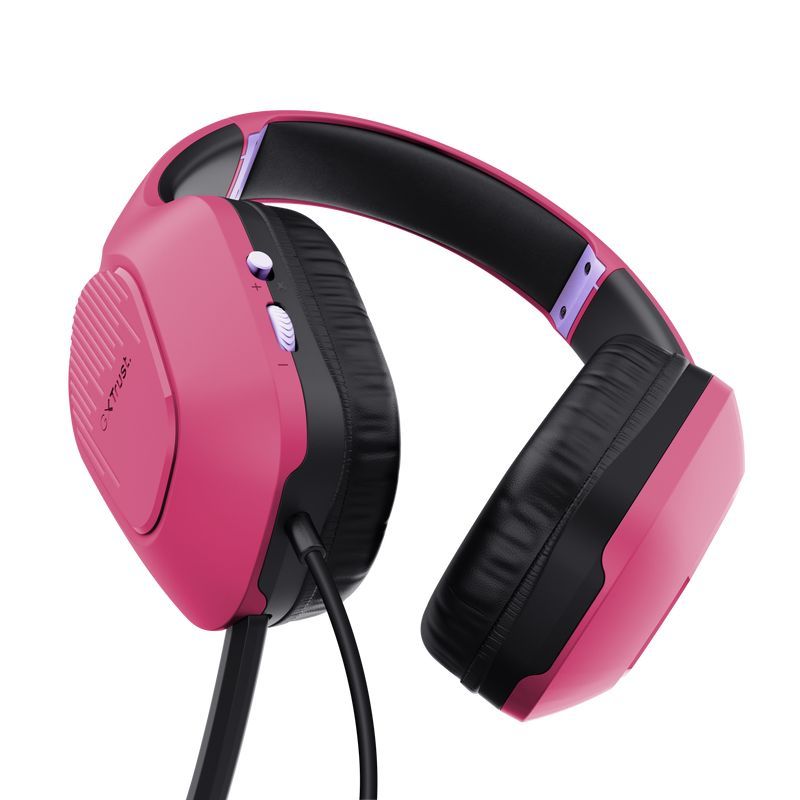 Trust GXT415 Zirox Lightweight Gaming Headset Pink