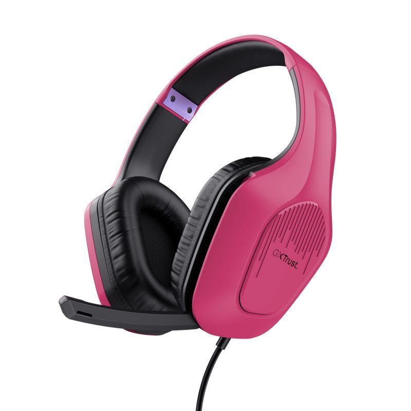 Trust GXT415 Zirox Lightweight Gaming Headset Pink