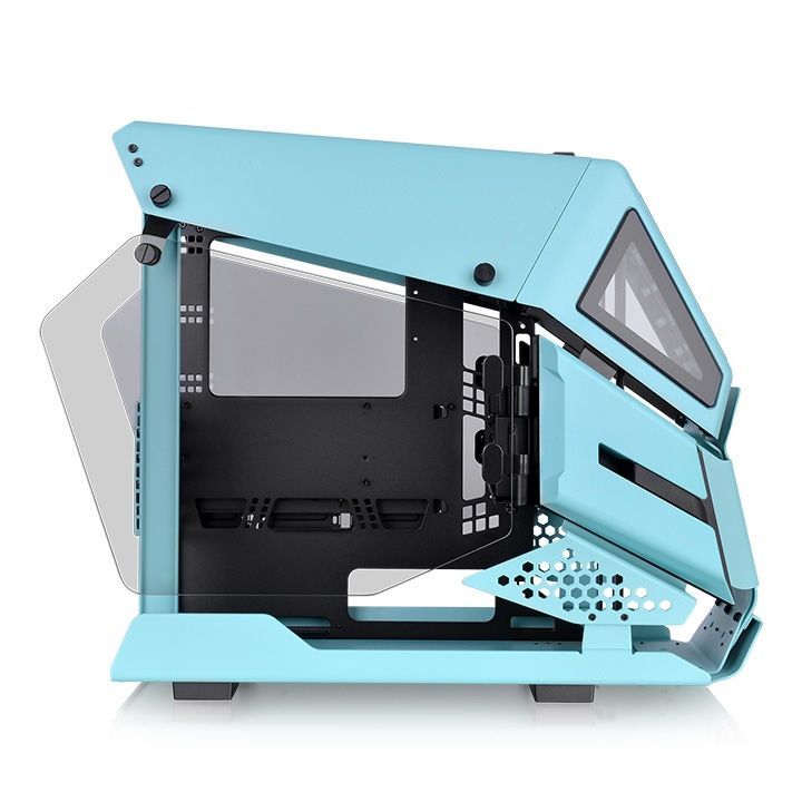 Thermaltake AH T200 Tempered Glass Turquoise