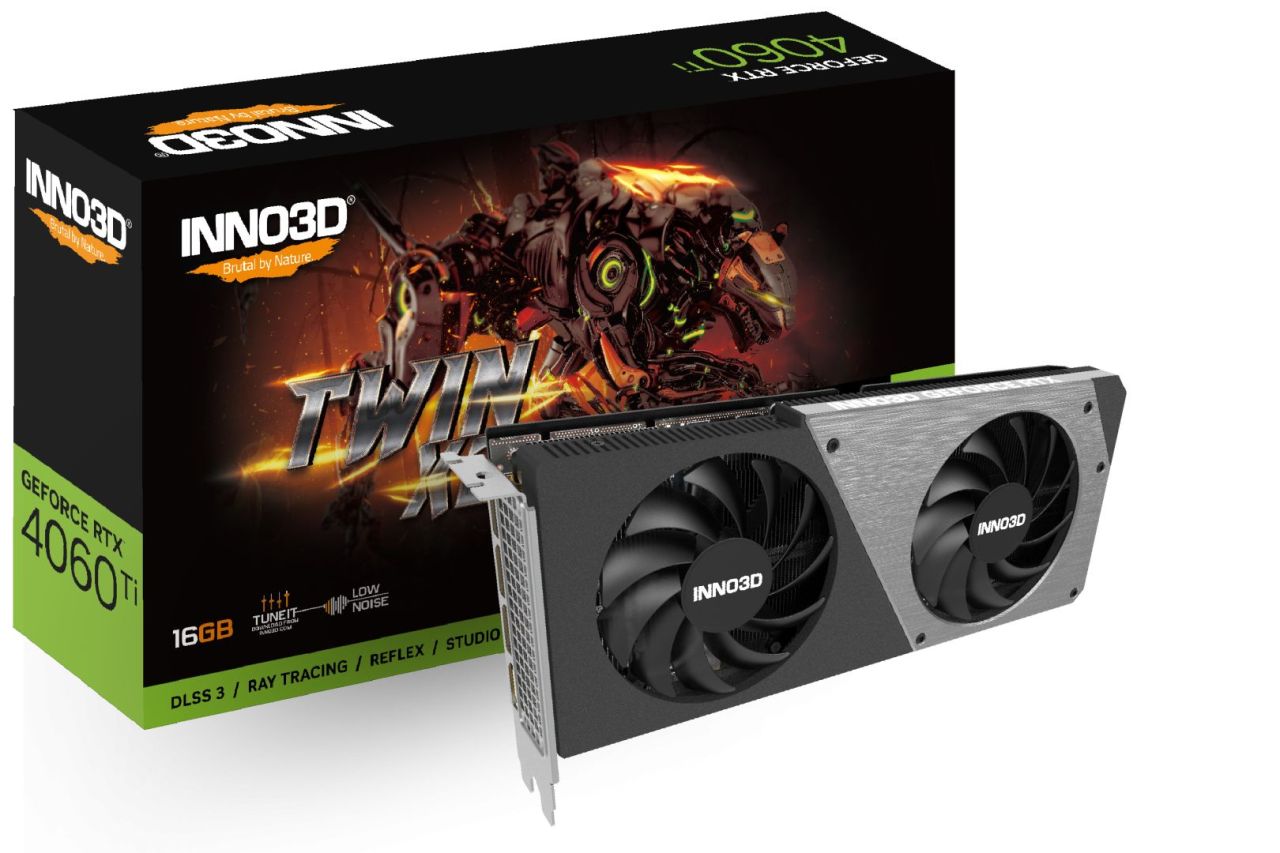 Inno3D GeForce RTX4060 Ti 16GB DDR6 TWIN X2