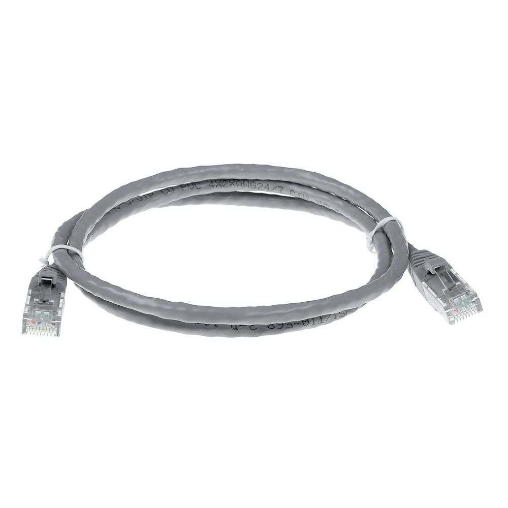 ACT CAT6A U-UTP Patch Cable 2m Grey