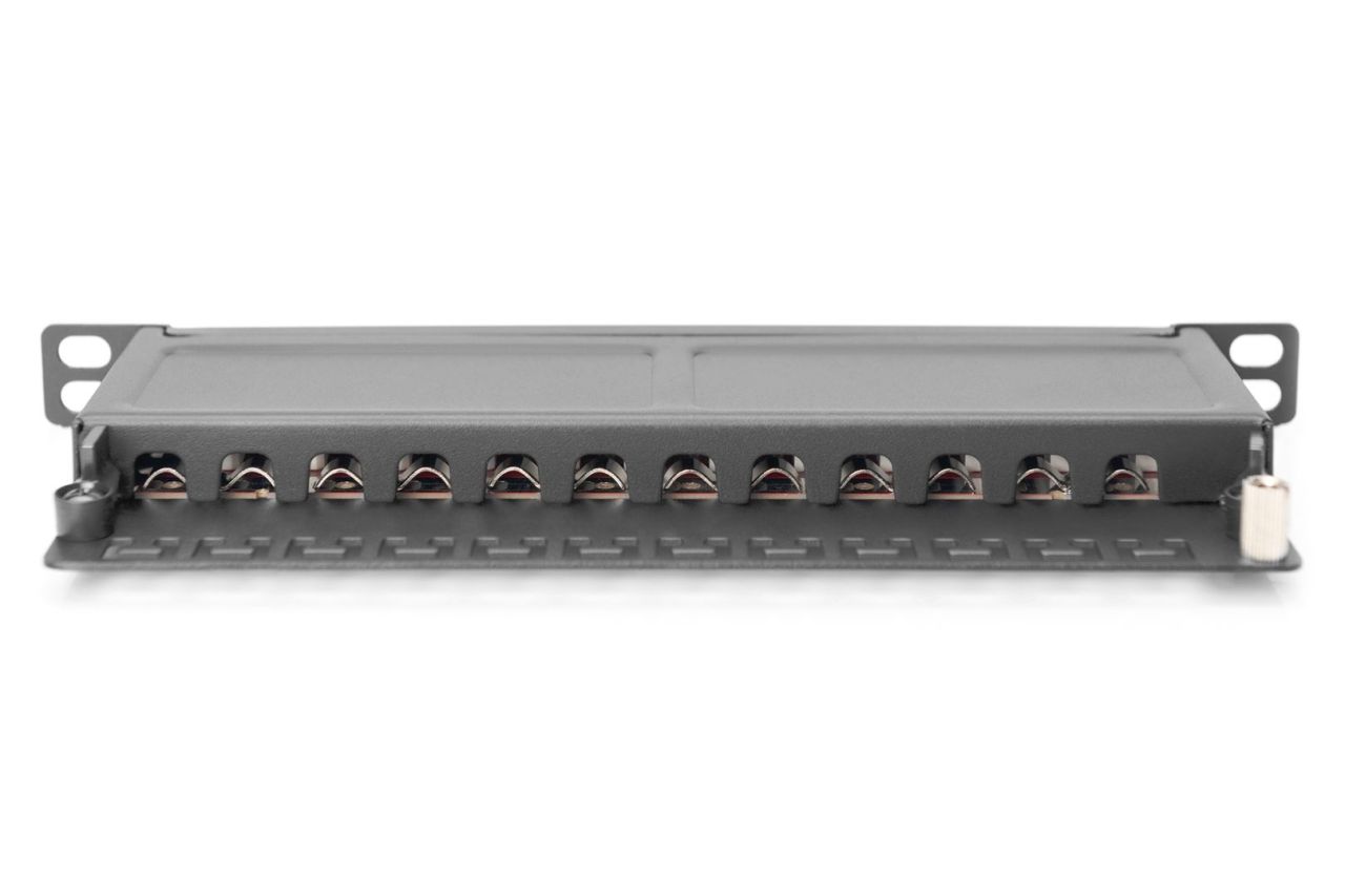 Digitus 12-port Patch Panel 2U Black