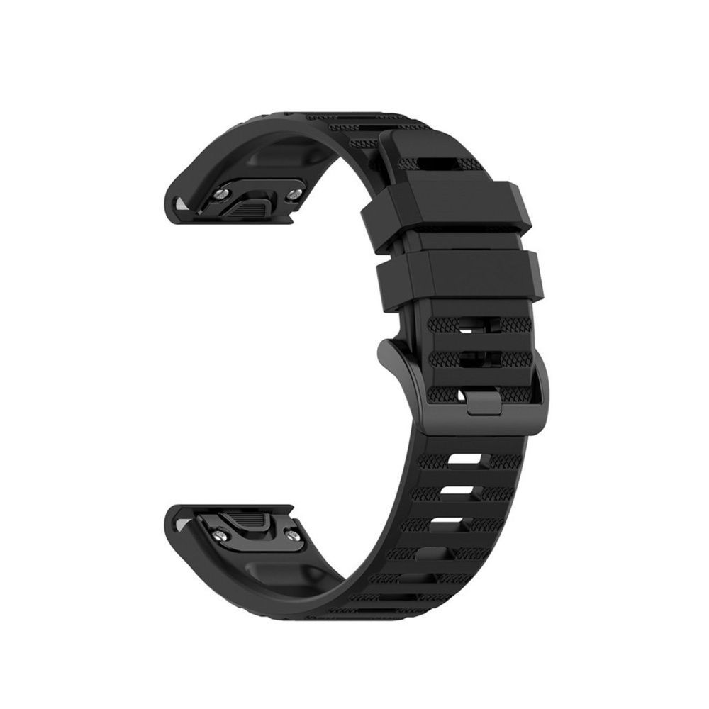 FIXED Szilikon szíj Garmin QuickFit okosórához 26mm, fekete