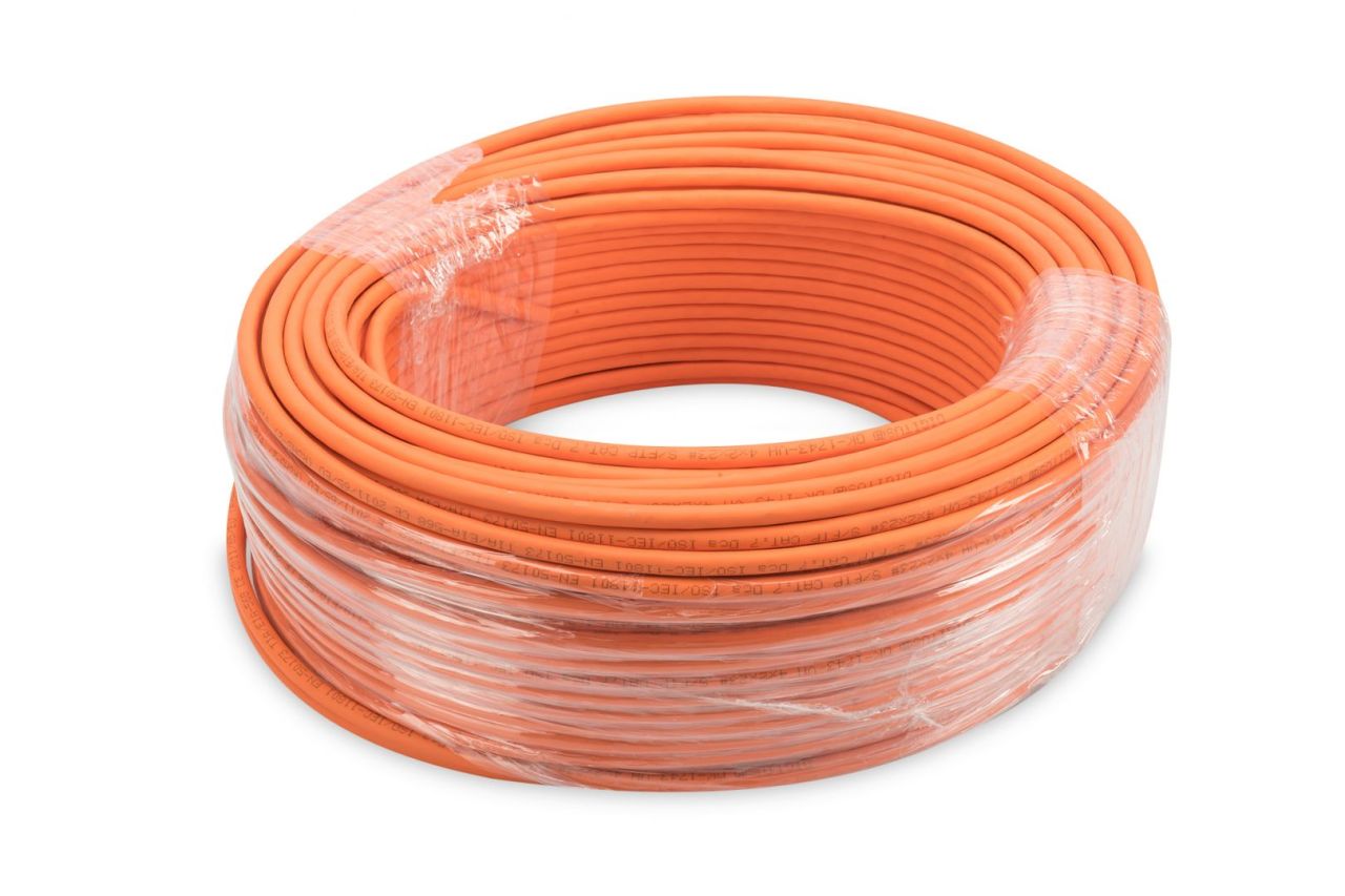 Digitus CAT7 S-FTP Installation cable 50m Orange