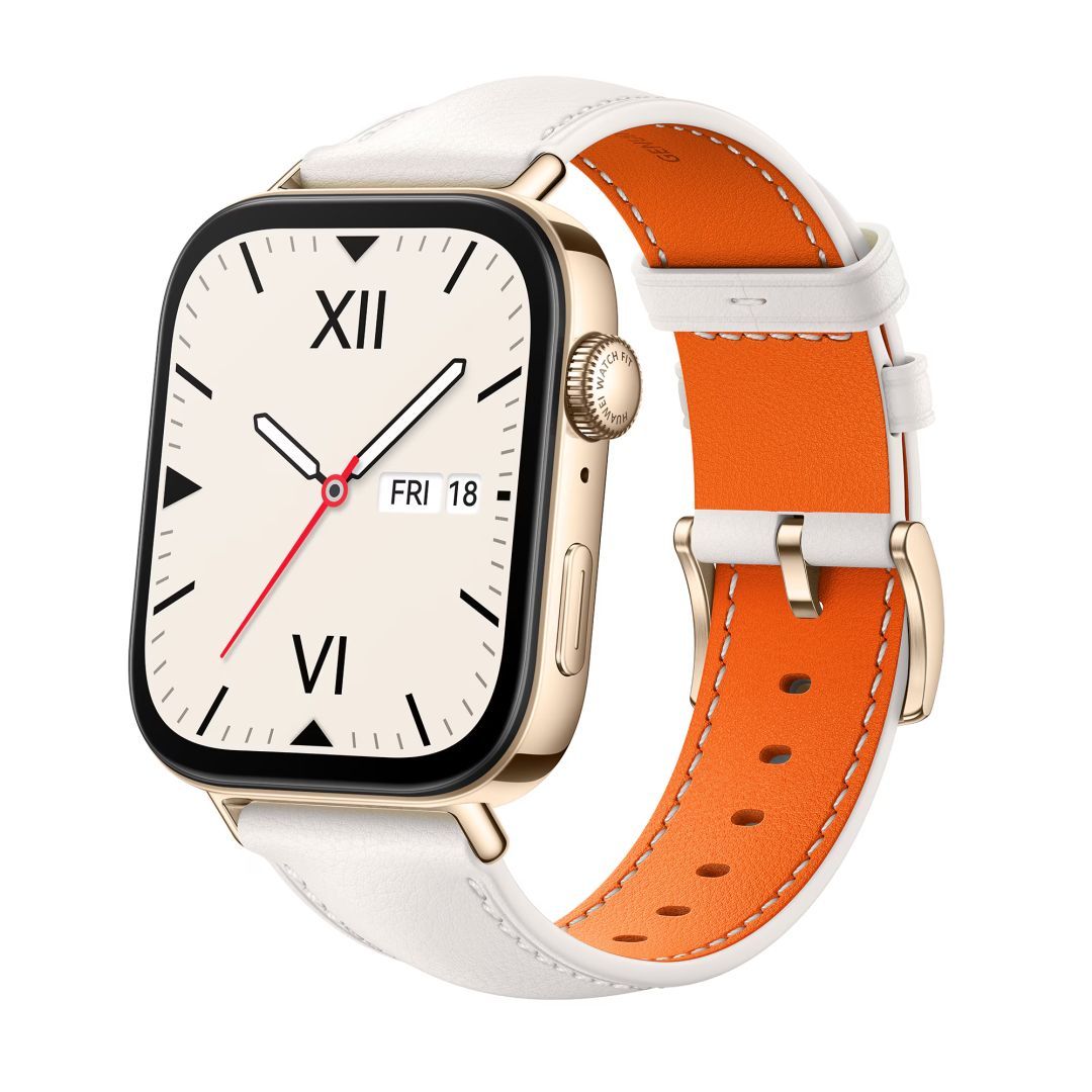 Huawei Watch Fit 3 White Leather Strap