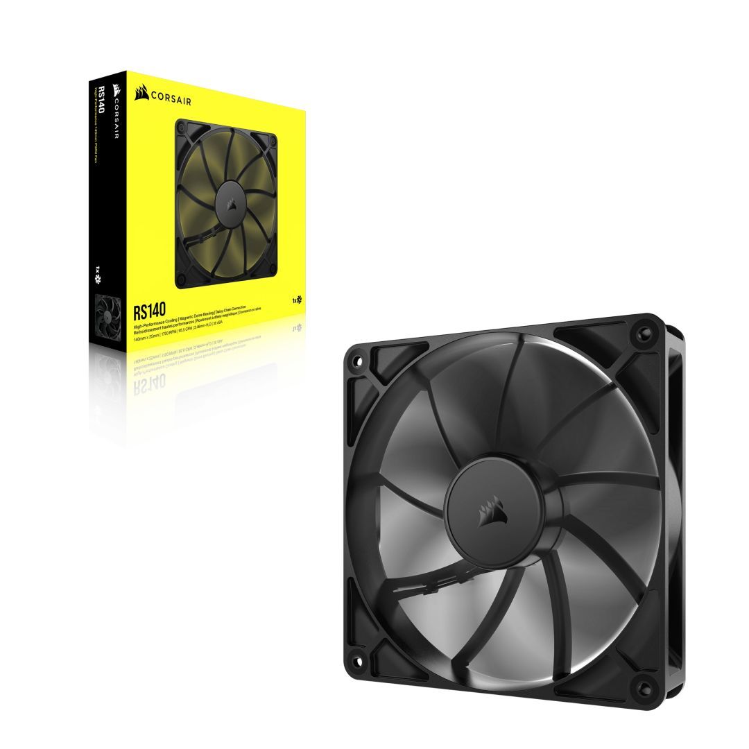 Corsair RS140 140mm PWM Fan Black