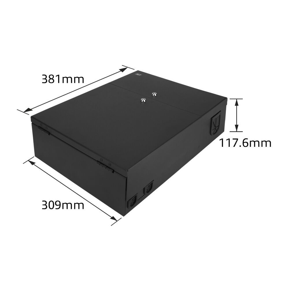 ACT Lockable zone enclosure patch box 8 slots for fiber and copper