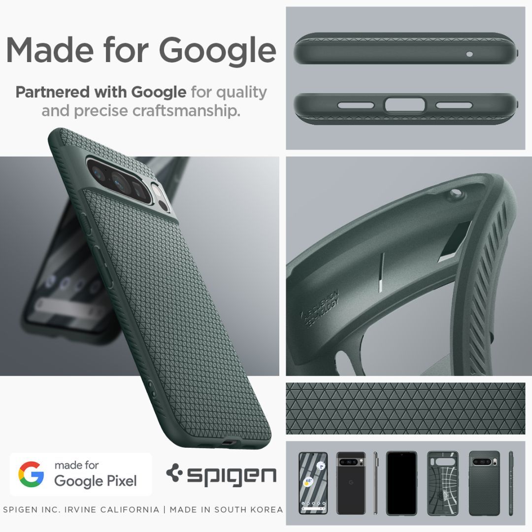 Spigen Google Pixel 8 Pro Liquid Air Abyss Green