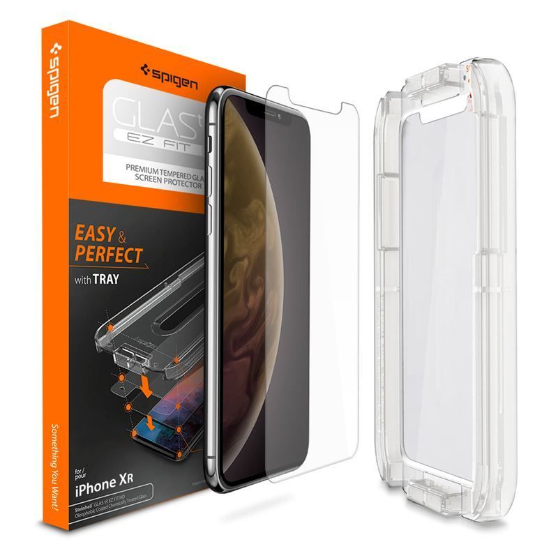 Spigen Glas.tR EZ Fit - iPhone XR