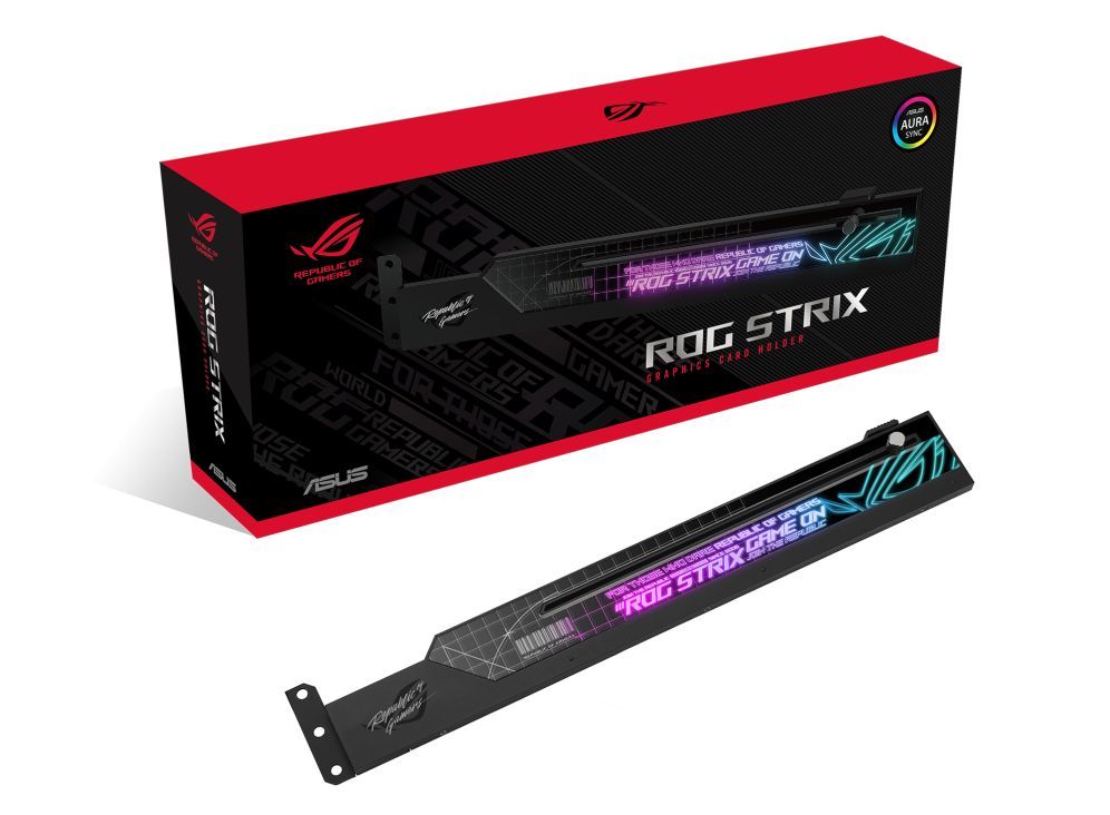 Asus ROG Strix Graphics Card Holder Black