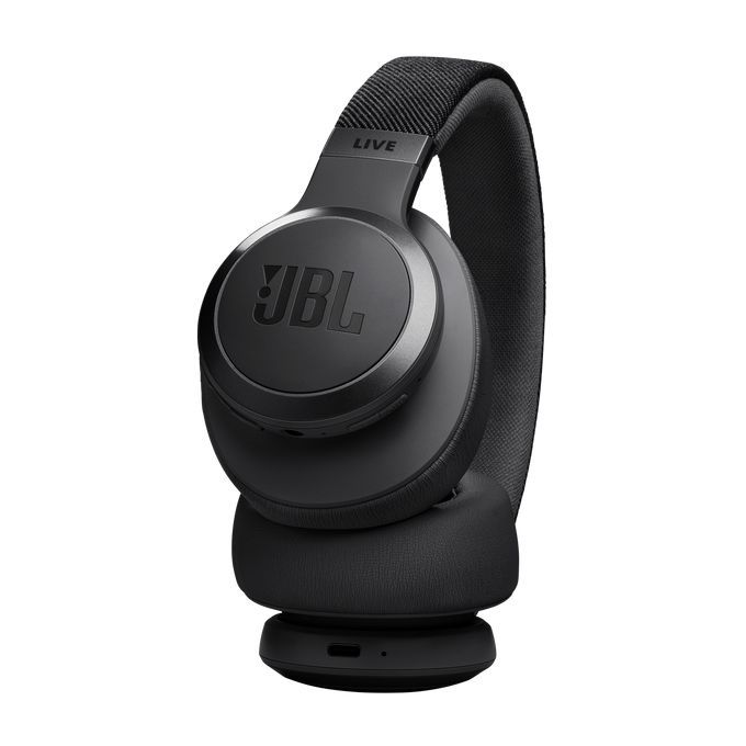 JBL Live 770NC Bluetooth Over-Ear Noise-Cancelling Headset Black