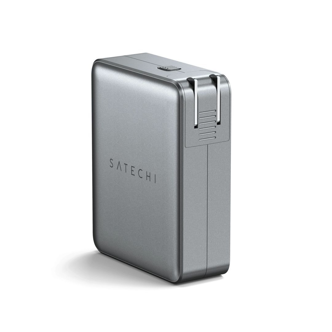 Satechi 145W USB-C 4-Port GaN Travel Charger Space Grey