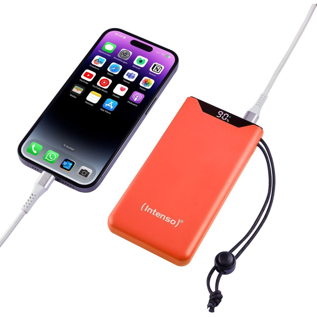 Intenso F10000 10000mAh Powerbank Orange