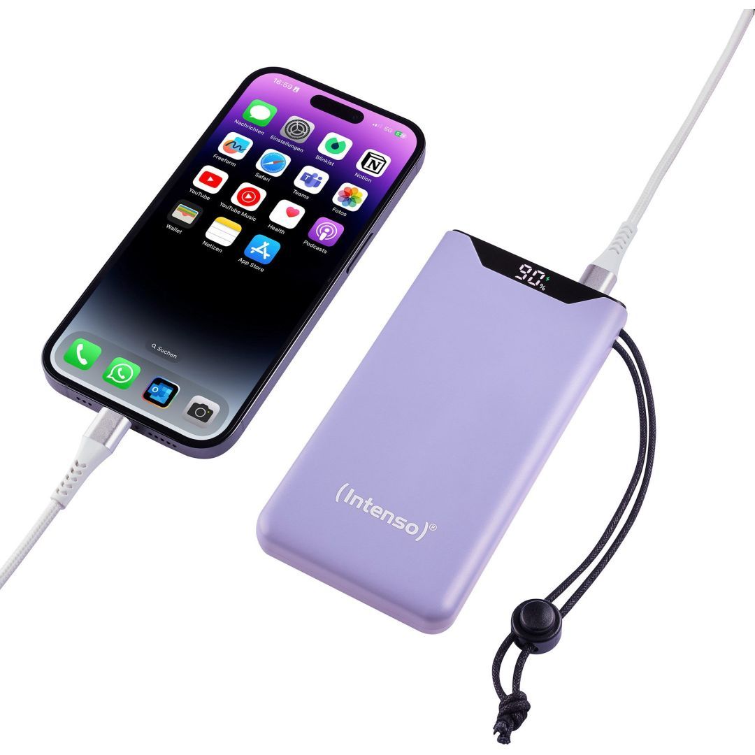 Intenso F10000 10000mAh Powerbank Purple