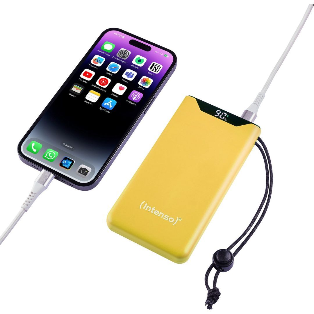 Intenso F10000 10000mAh Powerbank Yellow